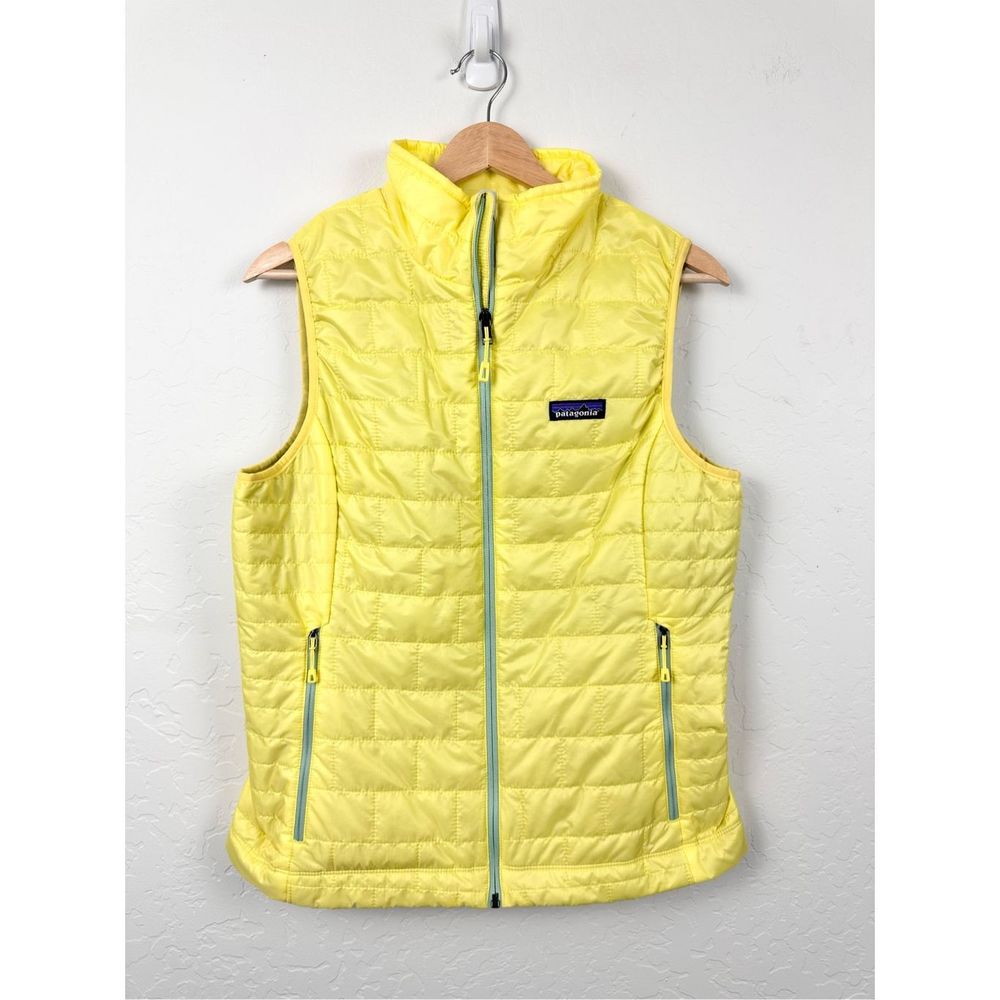 Patagonia Yellow Quilted Vest